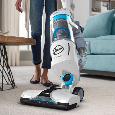 Best Buy: Hoover REACT Upright Vacuum White UH73100