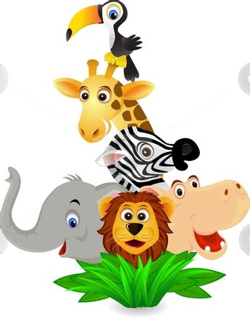 Cartoon jungle animals clipart 2 – Clipartix