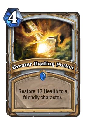Greater Healing Potion - Hearthstone Wiki