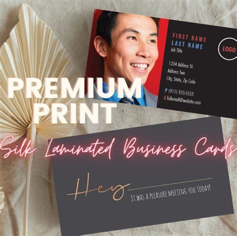 Free Business Card Design Business Cards Printing Premium Matte Silk Cardstock Standard Business ...