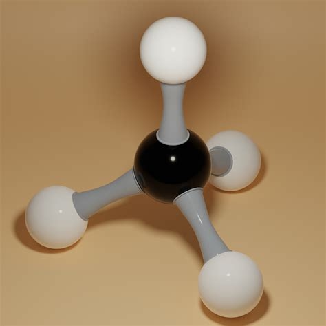 Molecular ch4 3D model - TurboSquid 1662267