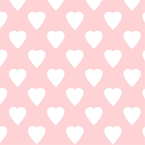 Pink And White Heart Wallpaper