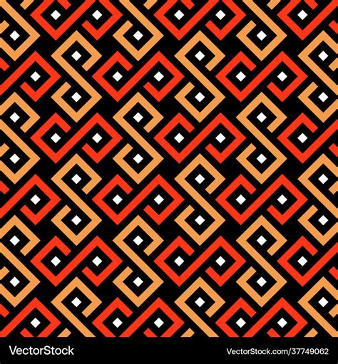 Traditional african pattern Royalty Free Vector Image