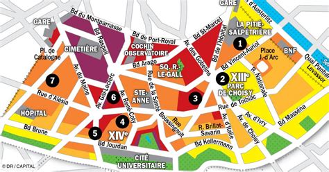 Carte de Paris par arrondissement » Voyage - Carte - Plan