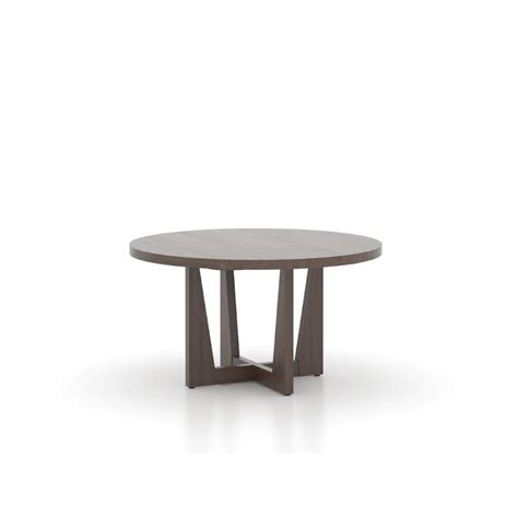 Canadel Modern TRN 5454 MK Round wood table | Suburban Furniture | Table - Dining (formal)