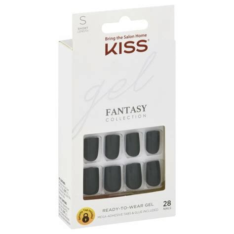 KISS Nail Kit, Gel, Fantasy Collection, Short Length | Wegmans