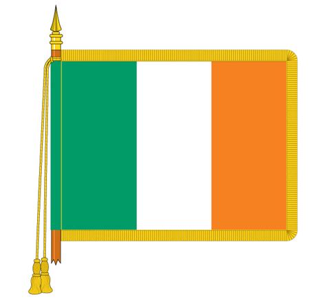 Buy Ceremonial Ireland (Eire) Flag Online | High Quality | Handmade in ...