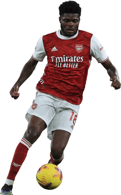 Thomas Partey Arsenal football render - FootyRenders