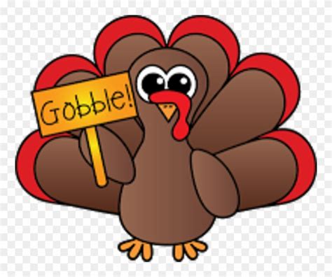 Gobble Up Donations Wanted - Draw A Cute Turkey Clipart (#67457) - PinClipart