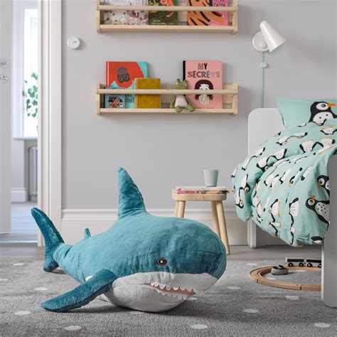 Peluche IKEA BLAHAJ Blow High 103，735，89 requin corps oreiller requin ...