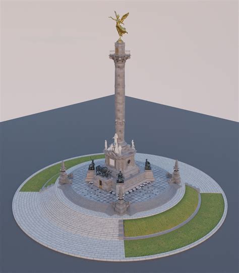 Angel of Independence 3D | CGTrader