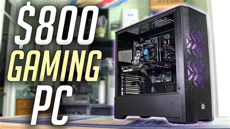 $800 Gaming PC Build Guide! (2020) - YouTube