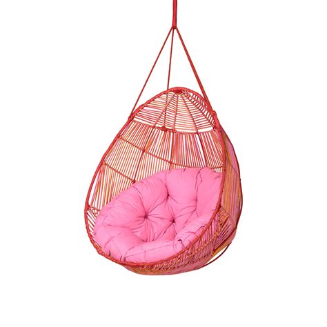 Buy the Paloma Egg Hanging Chair at Oliver Bonas. We deliver Furniture throughout the UK within ...