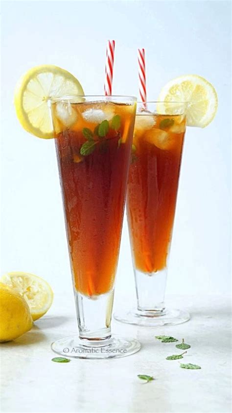 Lemon Iced Tea Recipe | How To Make Lemon Iced Tea - Aromatic Essence