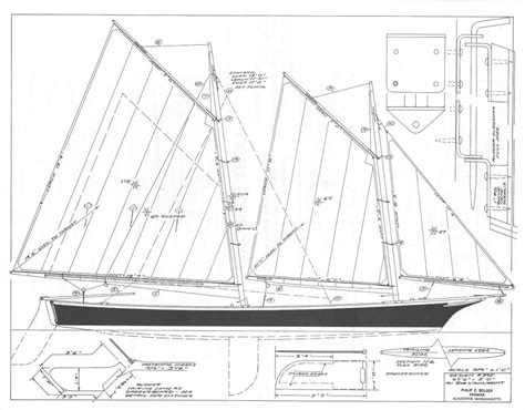 Light Schooner – 23′-6″ x 5′-0″ – H.H. Payson & Company