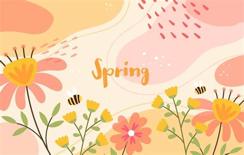 Pastel Spring Floral Background 1838527 Vector Art at Vecteezy