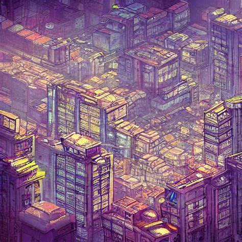 KREA AI - “kowloon walled city in cyberpunk anime style”