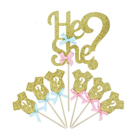 Gender Reveal Cake Toppers | Gender Reveal Celebrations