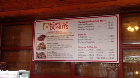 Online Menu of Heavenly Donuts, South Lake Tahoe, CA