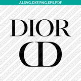 Dior Logo SVG Cut File Cricut Clipart Dxf Eps Png Silhouette Cameo ...