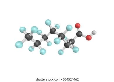 3d Structure Perfluorooctanesulfonic Acid Conjugate Base 库存插图 554524309 ...