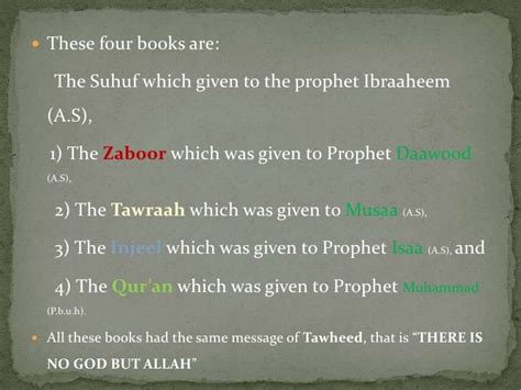 The books of allah