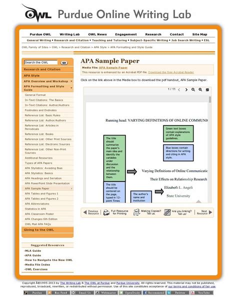 Purdue Owl Apa Business Letter Format | Business Letter