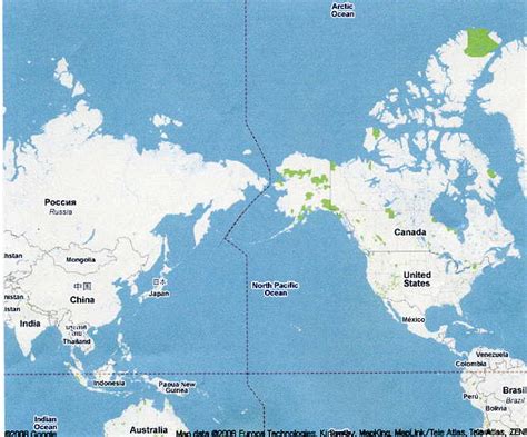 Map Showing Alaska And Russia - Map Of My Current Location