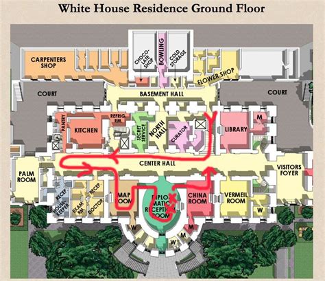 White House Third Floor Plan - floorplans.click