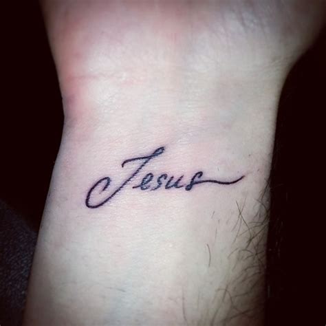 21 Attractive Jesus Wrist Tattoos Design