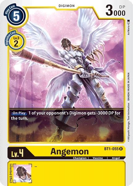 Angemon - BT1-055 - Release Special Booster - Digimon Card Game