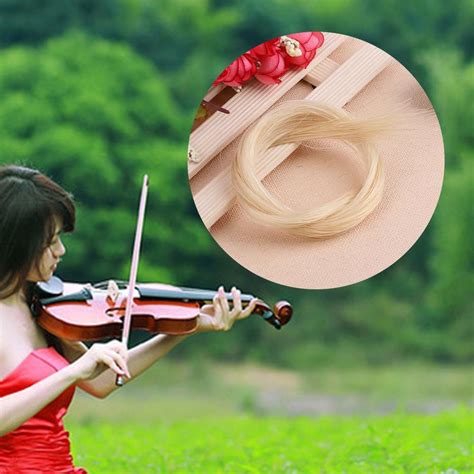 3PCS 1 Hank Mongolian Violin Bow Hair Universal Horsehair Violin Parts Accessori | eBay