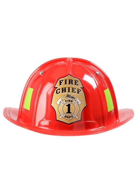 Red Firefighter Boys Helmet - Accessories