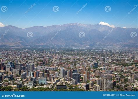 Santiago de Chile Skyline editorial photo. Image of grandes - 281845611