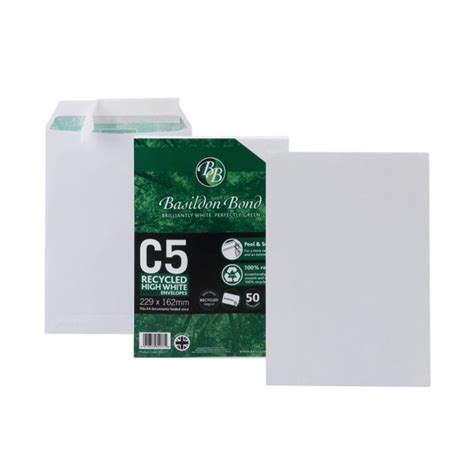 Basildon Bond C5 Pocket Envelopes 120gsm, Pack of 50 - JDB80277 | Now on Staples