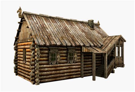 3D model Wooden Village House VR / AR / low-poly | CGTrader