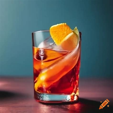 Negroni cocktail on Craiyon