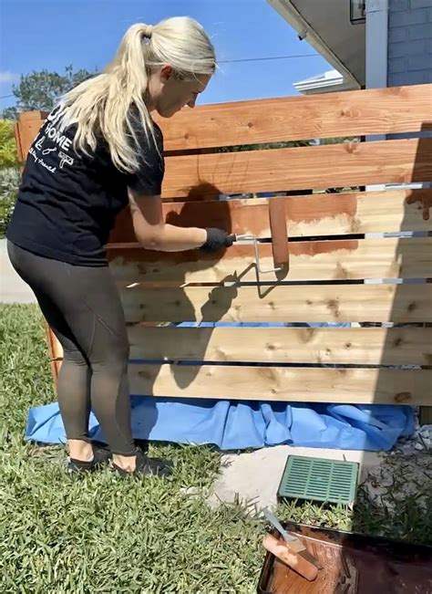 DIY Garbage Can Enclosure with Paver Base — Ashley French