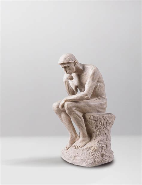 Sculpture The Thinker, The Thinker Auguste Rodin Statue, Sandstone Figurine, Le Penseur, Home ...