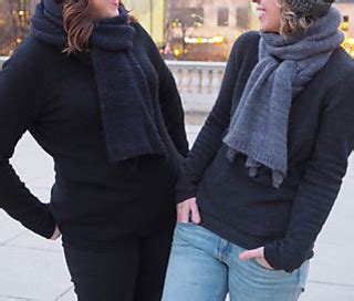 Ravelry: The Scarf pattern by Plucky Knitter Design