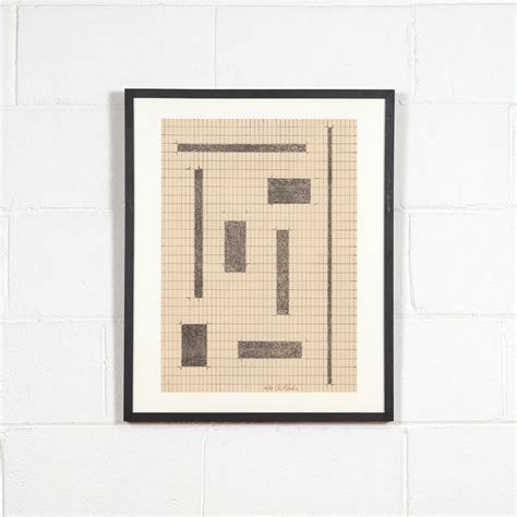 CARL ANDRE "EQUIVALENTS" LITHO, 1968 – Caviar20