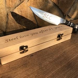 11th Anniversary Steel Gifts for Him Engraved Steel Gift - Etsy