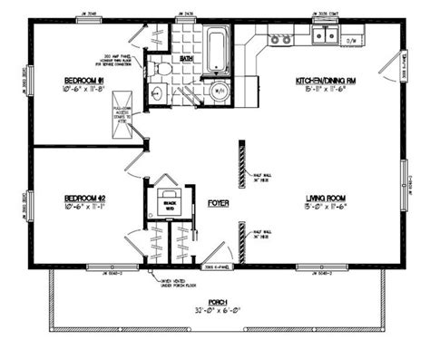 24x36 Musketeer Certified Floor Plan #24MK1502 - Custom Barns and Buildings - The Carriage Shed ...
