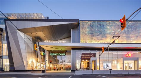 CF Rideau Centre | Mall design, Mall facade, Facade architecture