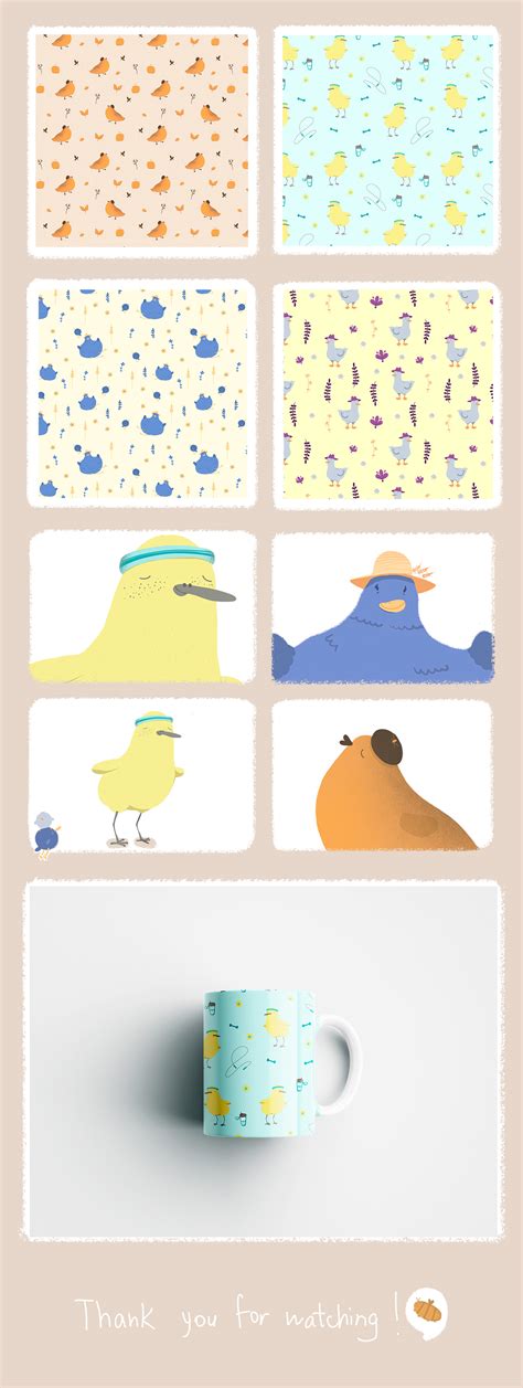 Birds in Hats on Behance