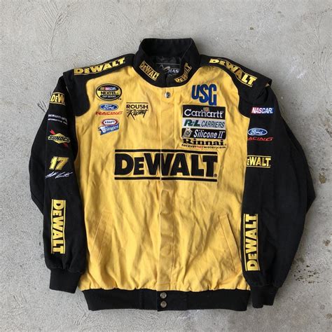 Chase authentics DeWalt nascar/racing jacket Size... - Depop