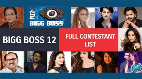 Final List: Bigg Boss 12 Contestants | IWMBuzz