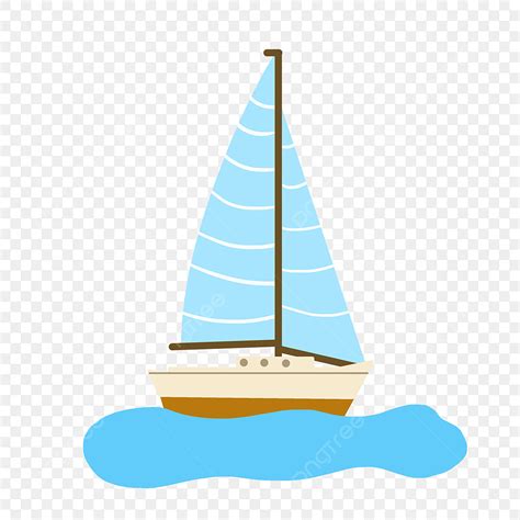 Nautical Blue Clipart PNG Images, Nautical Blue Sailing Vessel, Blue, Sailing, Transportation ...