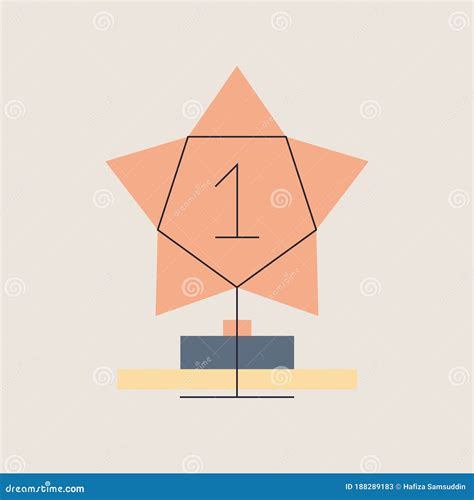 Trophy. Vector Illustration Decorative Design Stock Vector ...