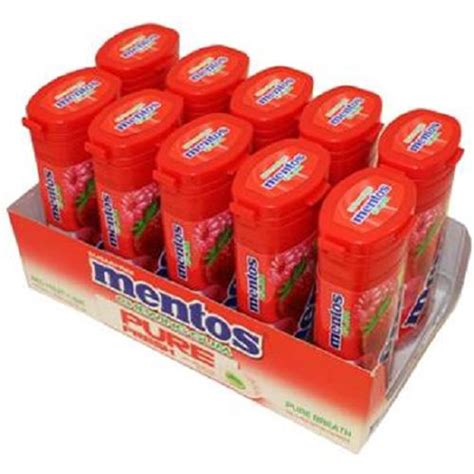 Product Of Mentos, Gum Red Fruit/Lime, Count 10 (15Pcs) - Gum / Grab Varieties & Flavors ...